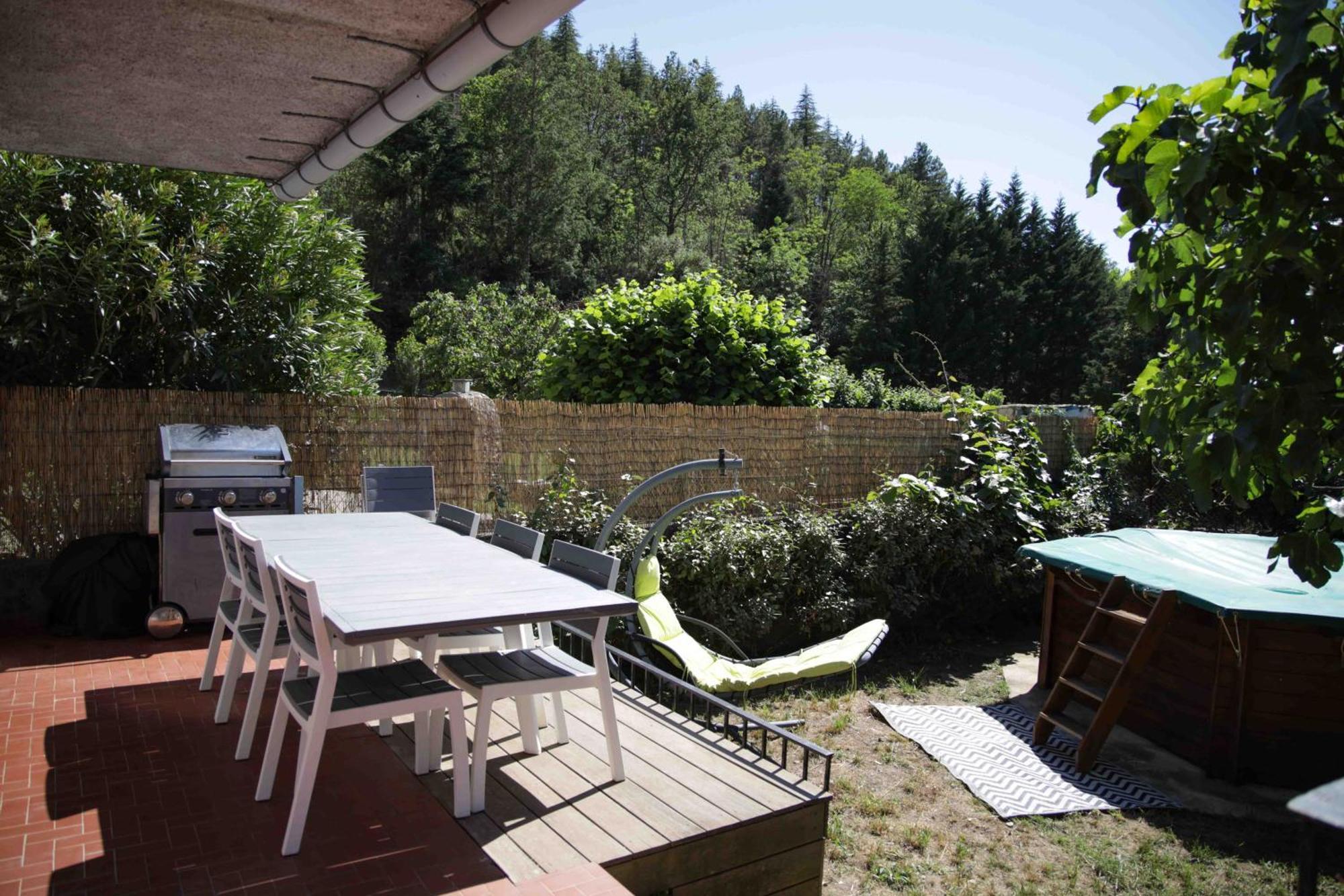 El Sola Spacieux Studio Avec Acces Jardin Et Piscine Corneilla-de-Conflent Esterno foto